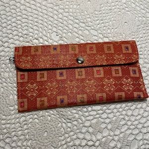 New! Tapestry clutch wallet
